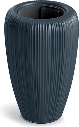 Pot de fleurs Orobo anthracite 29 cm