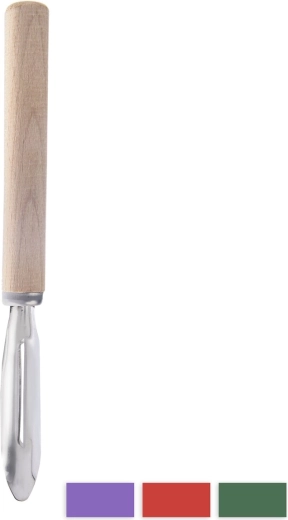 Keukenschiller met houten handvat voor linkshandigen