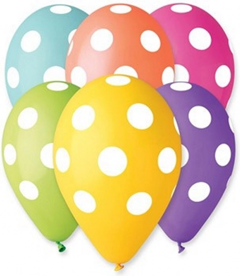 Inflatable Polka Dot Balloons 30 cm