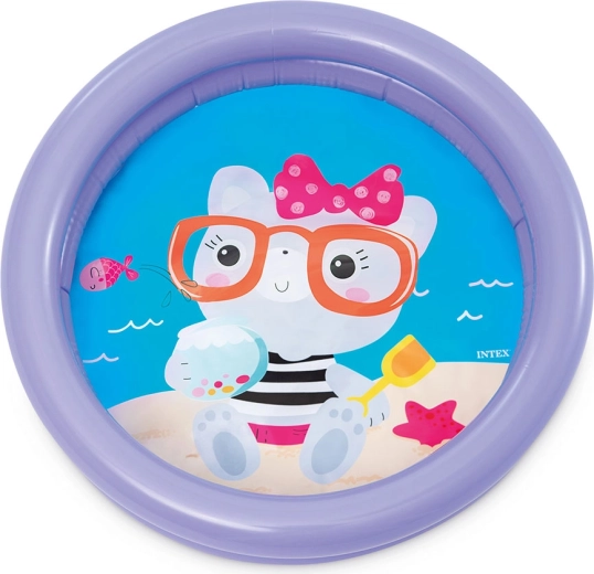 Intex Inflatable Paddling Pool with Cat 61 x 15 cm