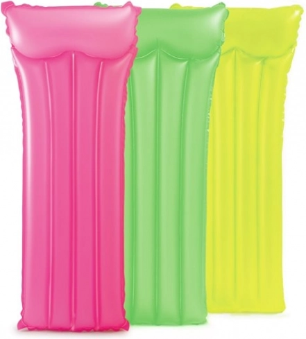 Matelas gonflable couleur néon