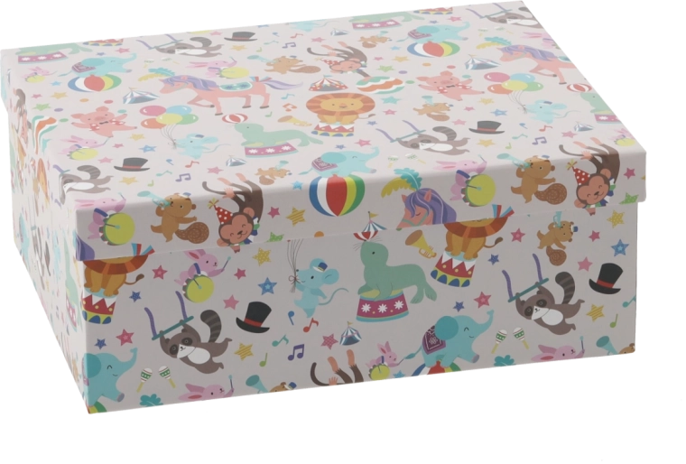 Cadeaudoos met dierenmotief 35,8 × 28,7 × 13,8 cm