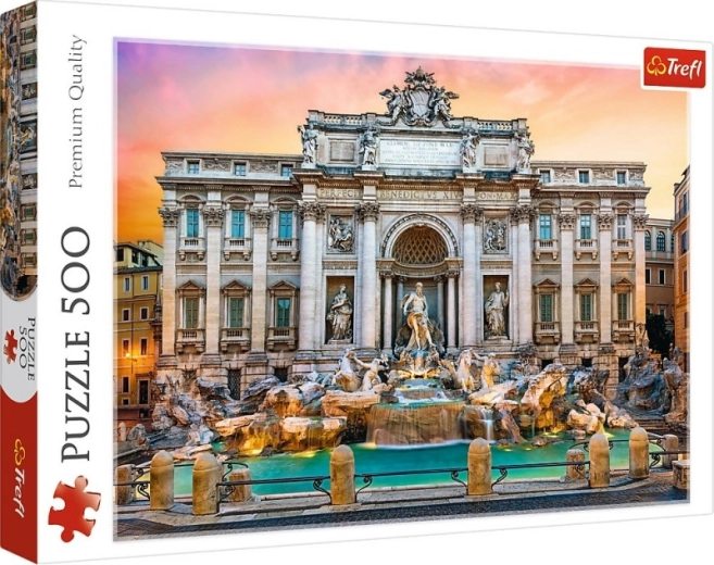 Puzzle 500 pieces Trevi Fountain, Rome Trefl
