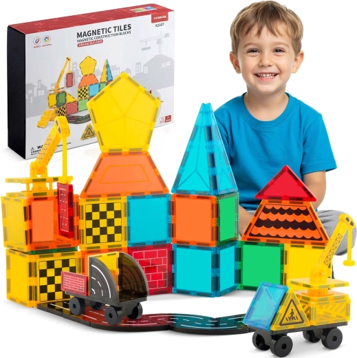 Jeu de construction magnétique Ricokids de 72 pièces