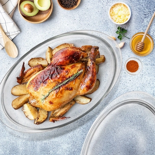 Comfortable handles and transparent design