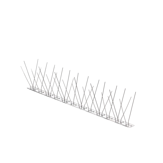 Modular 50 cm segment with 36 spikes