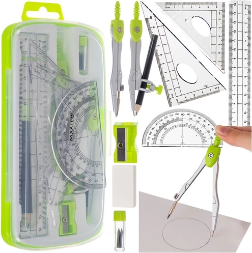 Geometrieset Maaleo 10-teilig