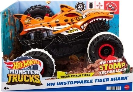 RC terrein monstertruck HOT WHEELS Tiger Shark 1:15