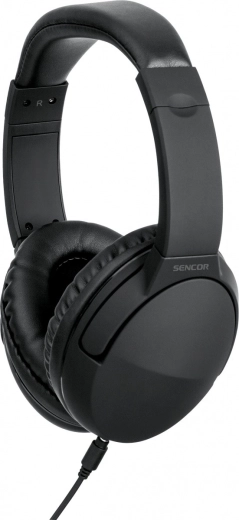 Bedrade stereohoofdtelefoon SEP 636BK, 100 dB, afneembare kabel van 1,2 m