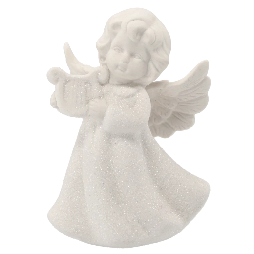 Feine Details an Flügeln und Gewand