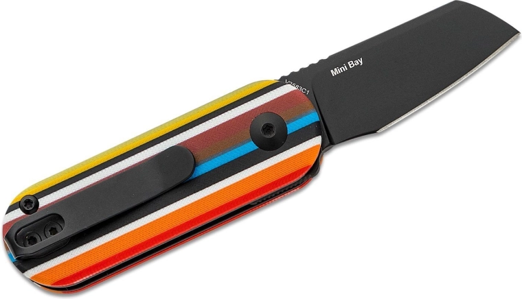 Premium 154CM‑staal met zwarte afwerking