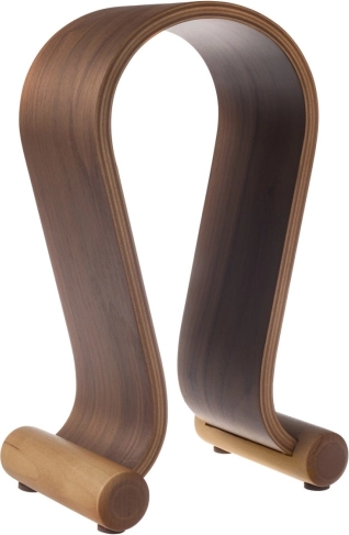 Houten hoofdtelefoonstandaard, notenhout