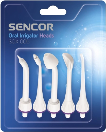 Embouts de rechange Sencor SOX 006 pour hydropulseur SOI 1x
