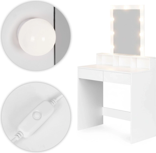 Heldere LED-verlichting voor precieze make-up