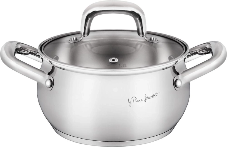 Lamart Shape roestvrijstalen kookpan 16 cm
