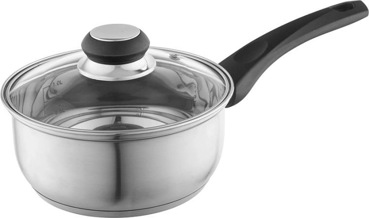 Glass lid with a steam-release vent
