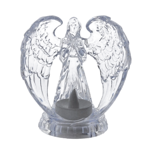 Transparent angel as an elegant decoration