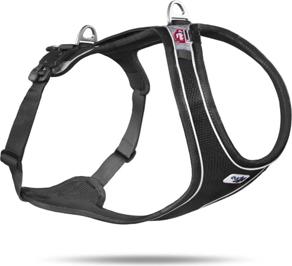 Curli Belka Comfort Hundegeschirr schwarz Größe L (25–35 kg)