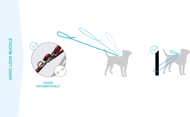 Vario-lock buckle: length precisely for the situation