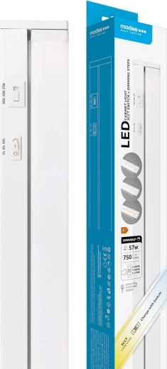 Modee LED-Unterbauleuchte 8 W, 556 mm, 750 lm, 3CCT mit Schalter und Dimmfunktion
