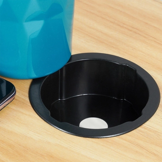 Cup holder with anti-spill protection