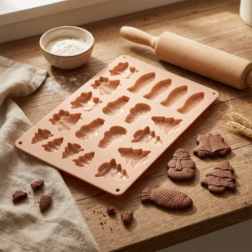 Leichtes Herauslösen dank flexiblem Silikon