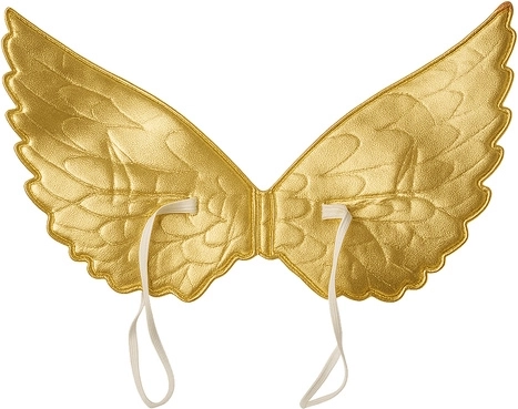 Goldene Flügel mit elastischen Trägern