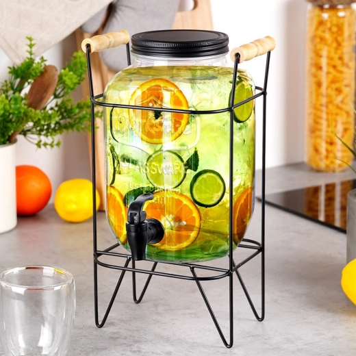 Grote inhoud van 4,2 l voor feestjes en dagelijks gebruik