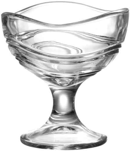Lot de 6 coupes en verre pour glace et desserts 310 ml
