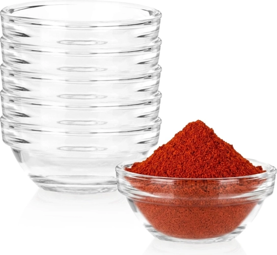 Vilde Glas-Schälchen für Dips und Saucen 35 ml, 6 Stk.