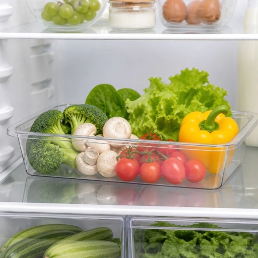 Organized refrigerator storage