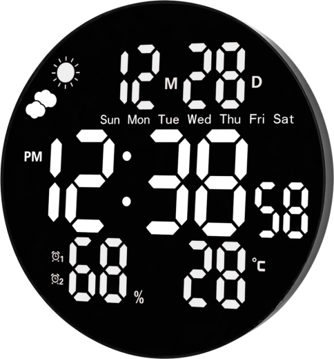 Großes und übersichtliches LED-Display