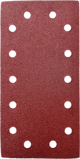 Schuurvellen 115 × 230 mm, korrel 180, 14 gaten, met klittenband (5 stuks)