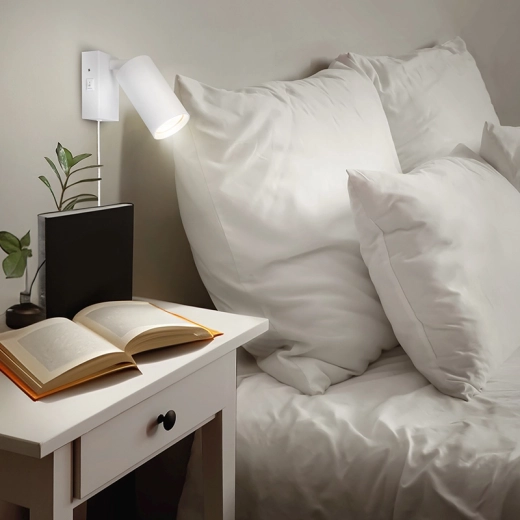 Commande pratique grâce à l’interrupteur intégré au luminaire