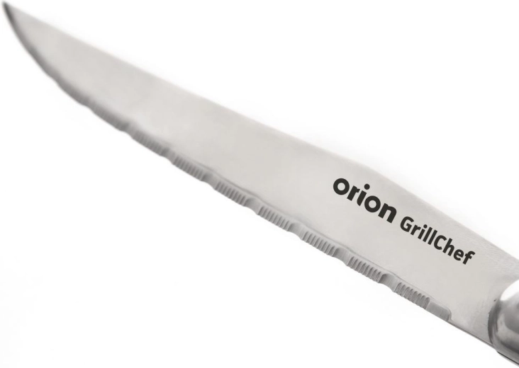 Gezahnte Edelstahlschneide für einen sauberen Schnitt