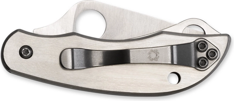 Durable all-metal construction with clip