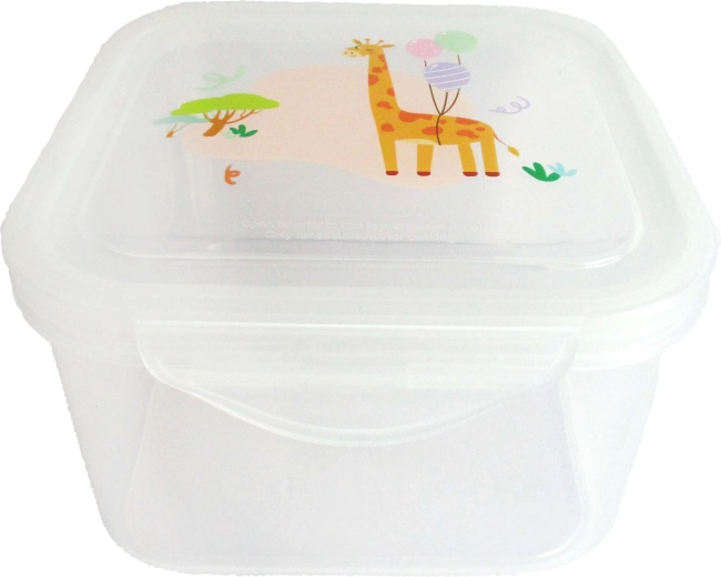 Plastic voedseldoos Giraffe 1 l