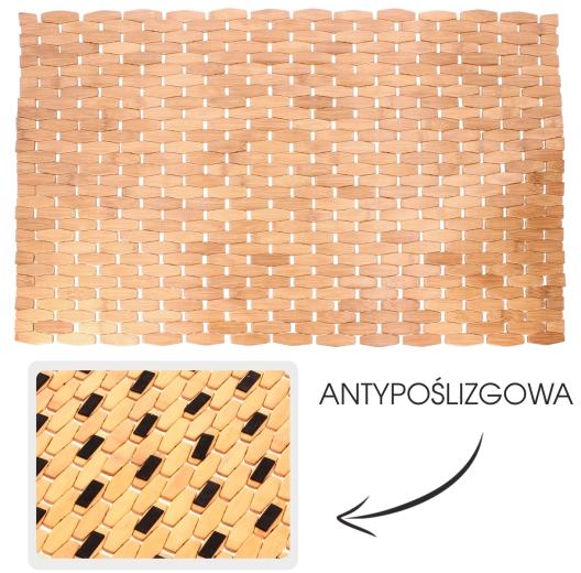 Bamboe badmat Grenada 50 × 70 cm