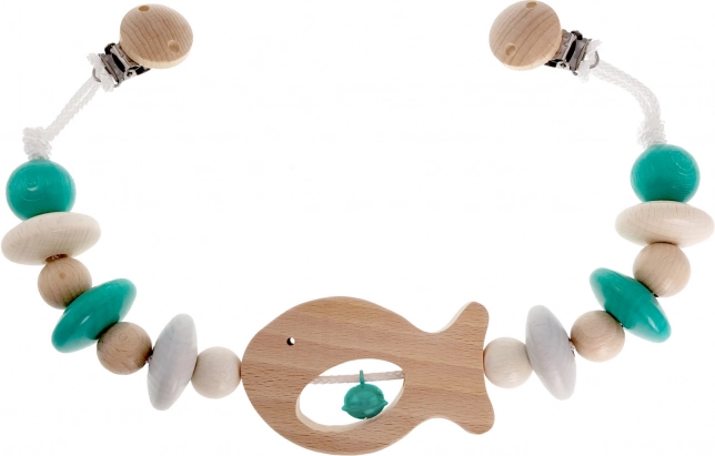 Hess stroller chain turquoise Fish