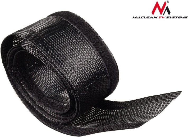 Maclean cable organizer with Velcro closure 1.8 m 85 mm black