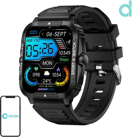 Montre connectée Colmi P76 noire