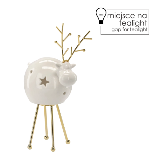 Luxurious gold finish for a festive atmosphere