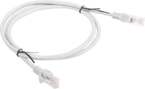 Câble patch réseau Cat5e UTP 1 m gris