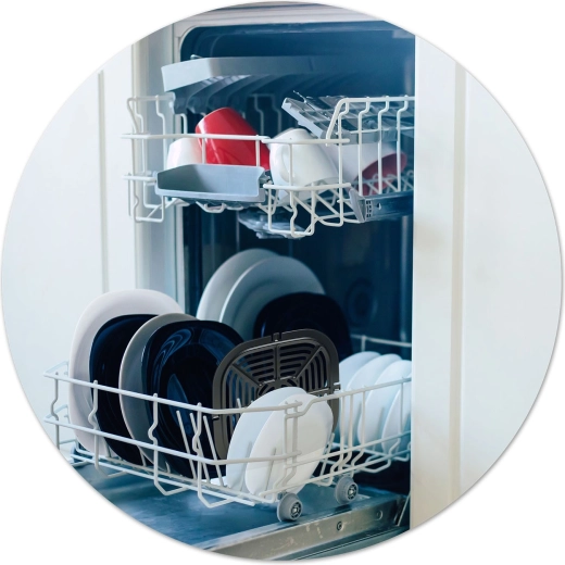 Easy cleaning in the dishwasher