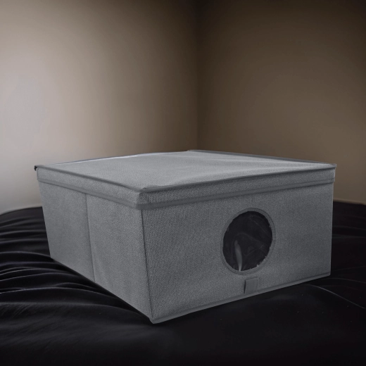 Mit Deckel und faltbarer Konstruktion