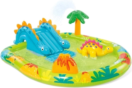 Palmboom met watersproeier