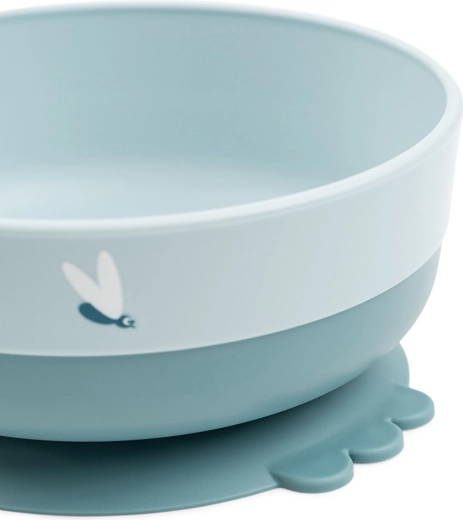 Bowl with anti-slip suction cup