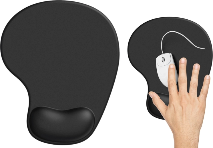 Ergonomische muismat met polssteun - 1 stuk