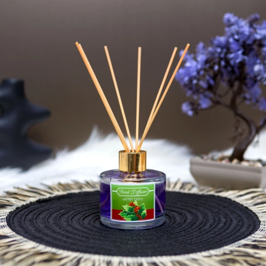 Aroma-Diffusor mit Duftstäbchen Winterbeeren 100 ml