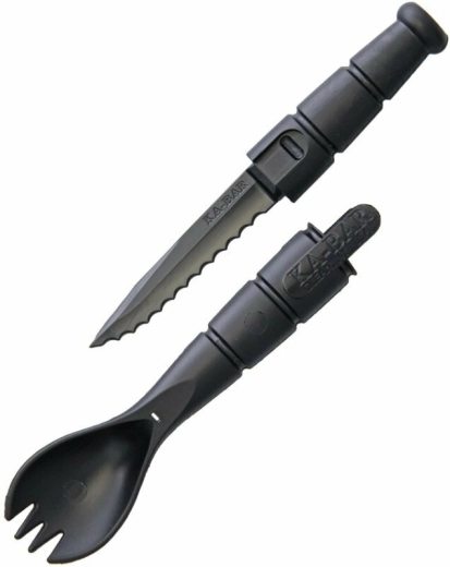 Spork Ka-Bar avec couteau 2-en-1